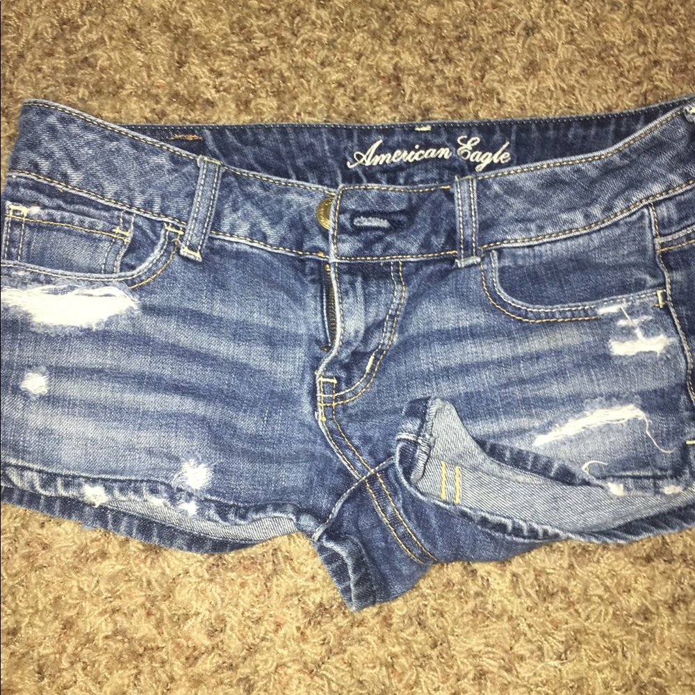Denim shorts